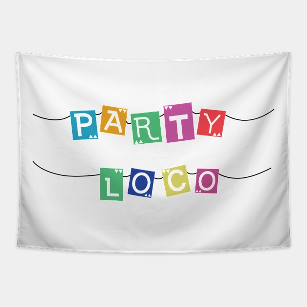 Party Loco - 5 Cinco de Mayo Holiday Gift Tapestry by xaviervieira