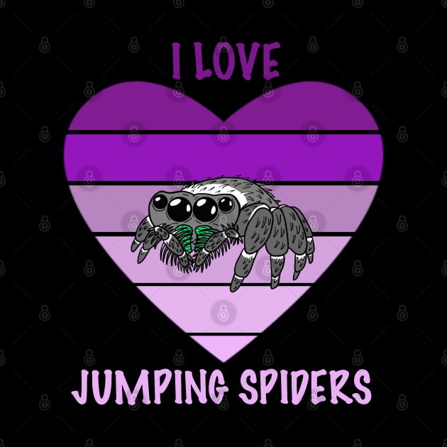 I Love Jumping Spiders by SNK Kreatures