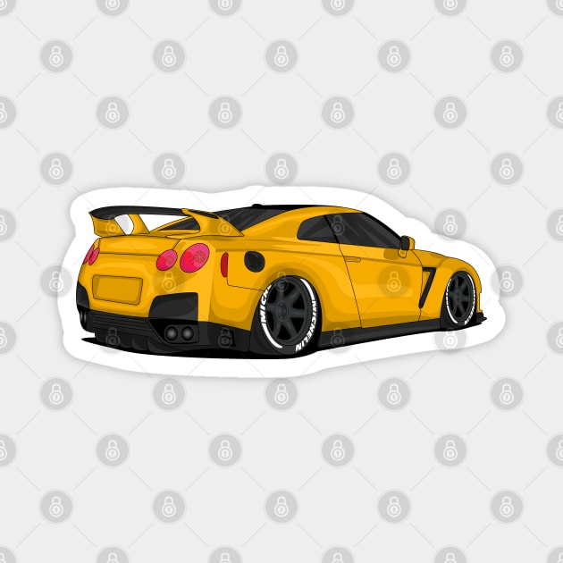 GTR GOLD Magnet by VENZ0LIC