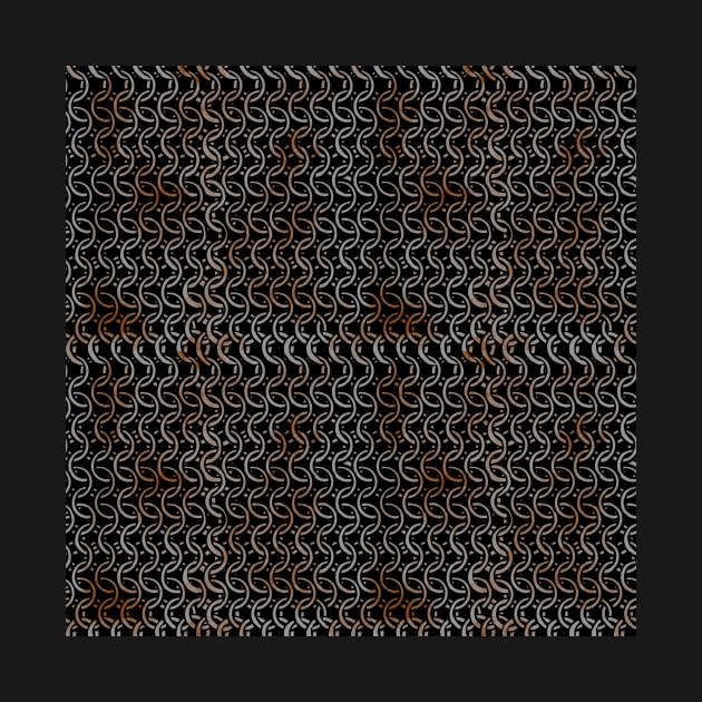 Rusty Chainmail Print by JamieWetzel