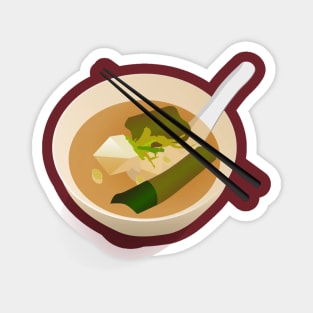 Tasty Tales: Cartoon Japanese Food Magnet