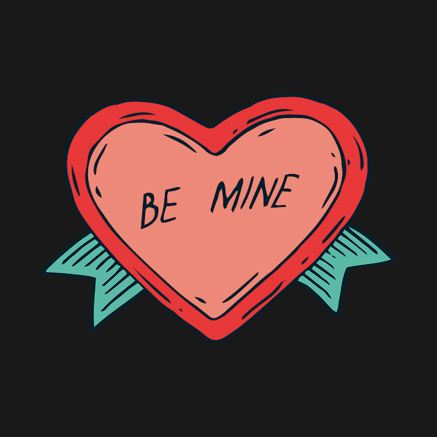 Valentine Sticker. Be Mine by deepfuze