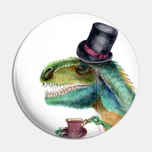 Victorian Gentleman Tyrannosaurus Rex Pin