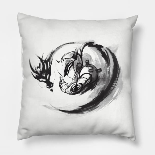 SOUL Genji -T-shirt Pillow by siwei