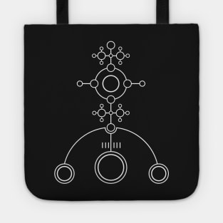 UFO Sacred Geometry Circle Tote