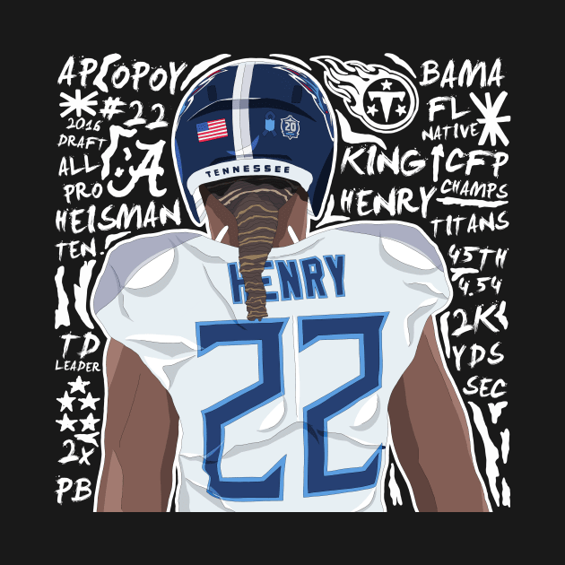 Derrick Henry Art by mnaperdraws