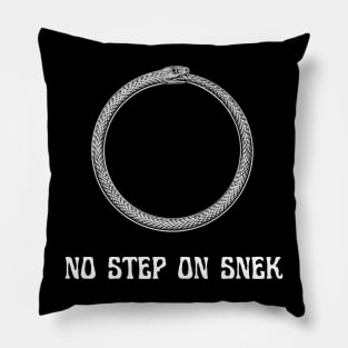 No Step On Snek Pillow