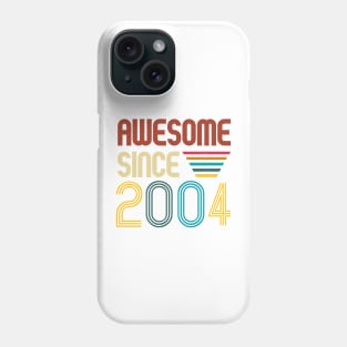 Awesome since 2004 -Retro Age shirt Phone Case