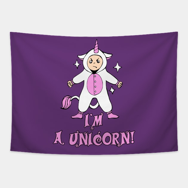 I'm a Unicorn! Tapestry by Olooriel