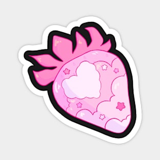 Cloud Strawberry Magnet