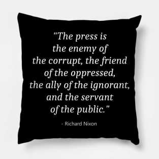 Freedom Of The Press Pillow