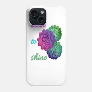 Born to shine back to school Phone Case