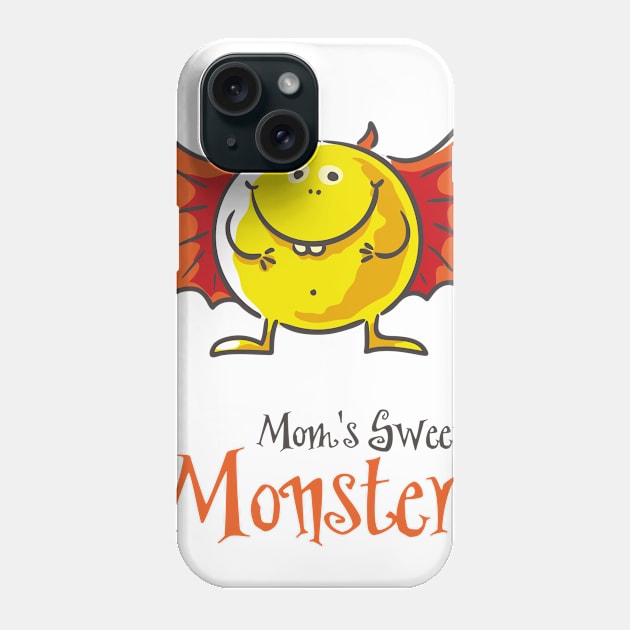 Mom's Sweet Monster Phone Case by tmtm