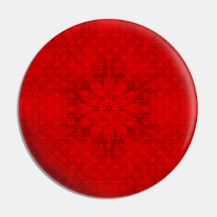 Vibrant red fractal patterns zooming past Pin