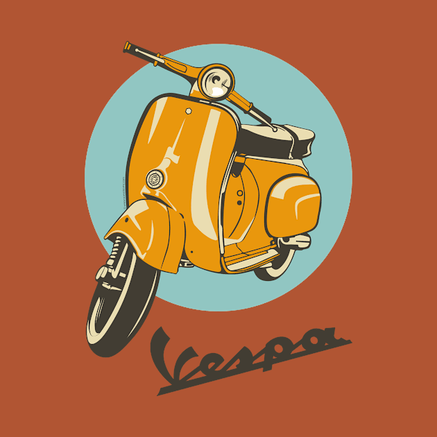 Classic Vespa by ImproveYourself