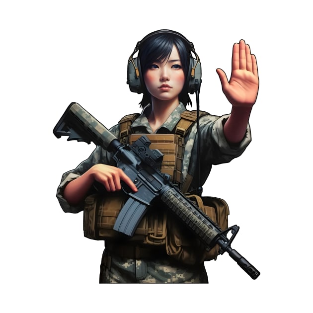 Tactical Girl by Rawlifegraphic