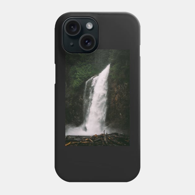 Franklin Falls PNW Waterfall Phone Case by Robtography