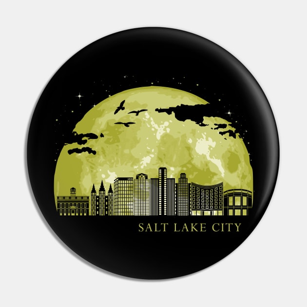 Salt Lake City Pin by Nerd_art