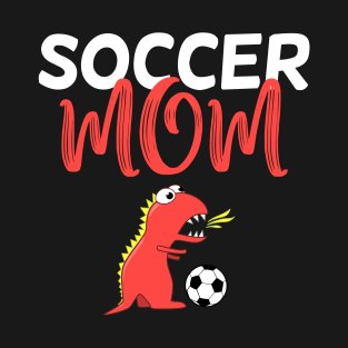 Soccer mom cute dinosaur T-Shirt