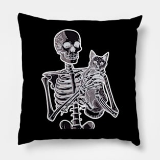 Dead But Love Cats Pillow