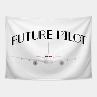 Future Pilot Funny Airplanes Boys Girl Men Tapestry