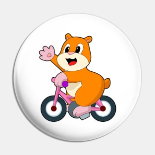 Hamster Bicycle Pin