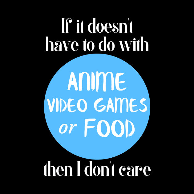 Anime, video games or food by Siddhi_Zedmiu