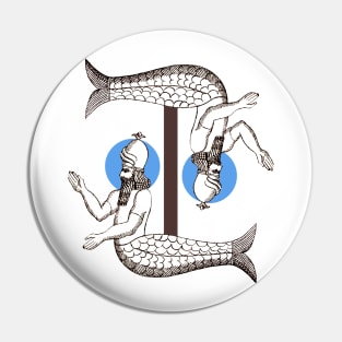 Male mermaid exoteric emperor Pin