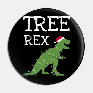 Tree-Rex Shirt Funny Christmas Dinosaur Pin