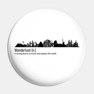 Wanderlust Pin