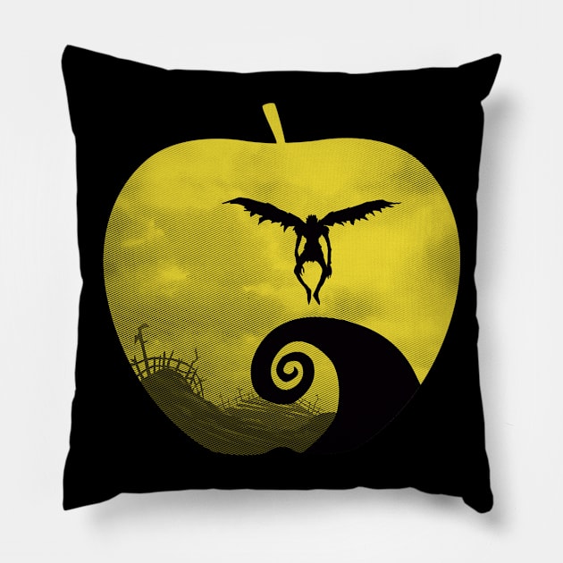 Apple Nightmare Pillow by Andriu