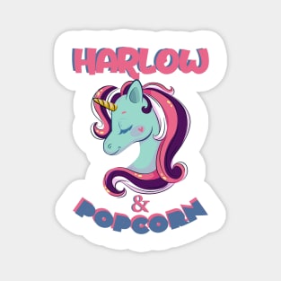 Harlow And Popcorn Merch Popcorn The Pony Magnet