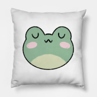 UwU froggy Pillow