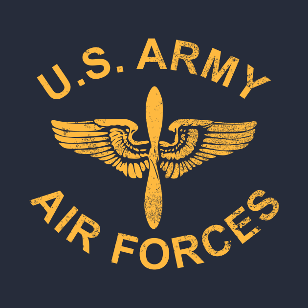 US Army Air Forces (distressed) by Tailgunnerstudios