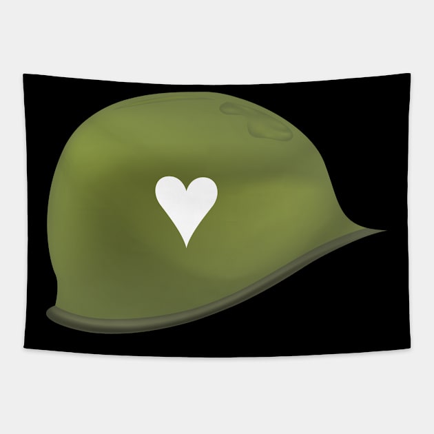 502nd PIR 101st  Helmet  wo Txt Tapestry by twix123844