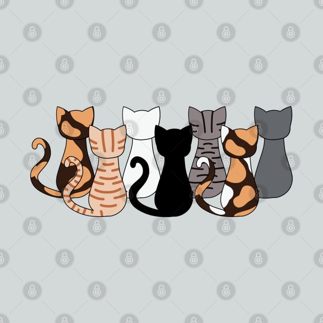 Seven Cats by Cheesy Pet Designs