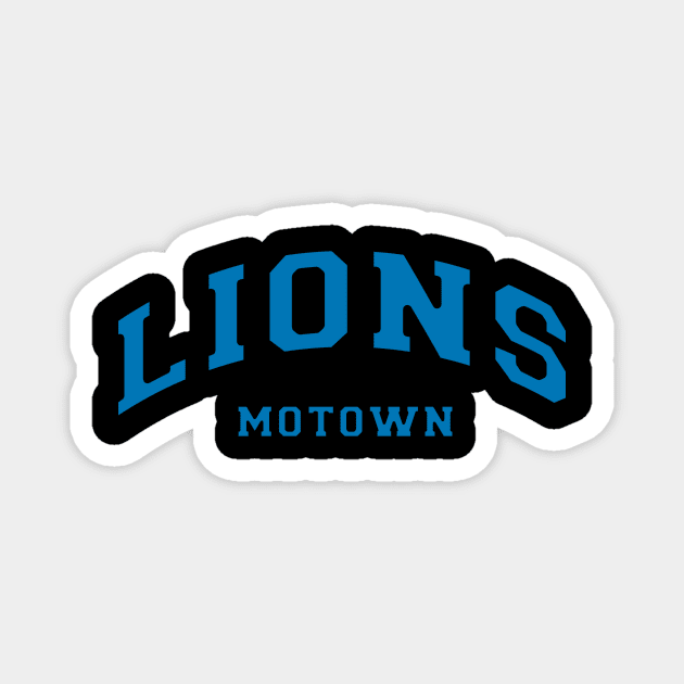 Detroit Lions Motown Magnet by teakatir