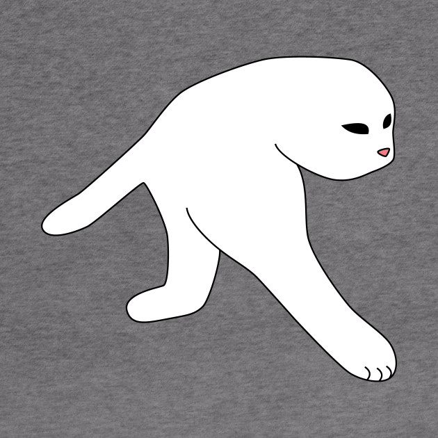 Walking Cat Meme Cat Hoodie Teepublic