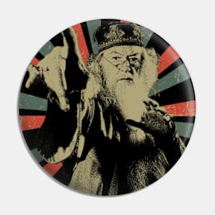 Sir Michael Gambon || Albus Dumbledore ||Vintage Art Design Pin