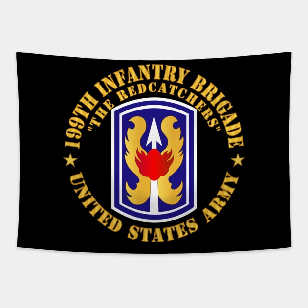 199th Infantry Brigade - The RedCatchers - SSI X 300 Tapestry by twix123844