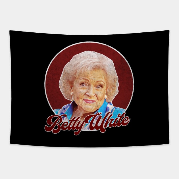 Betty White Tapestry by karutees