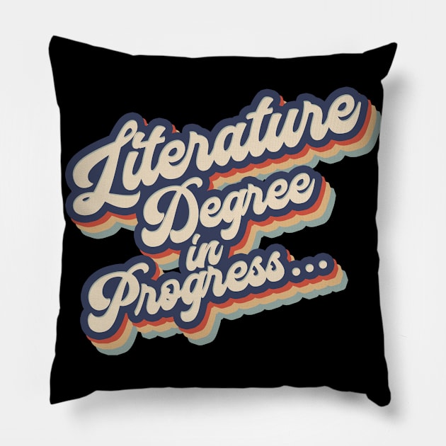 Literature degree. Literature student Pillow by NeedsFulfilled