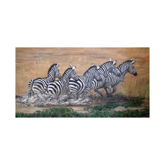 GALLOPING ZEBRAS by MackenzieTar