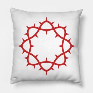 Crown of thorns of the Lord and Savior Jesus Christ. Pillow