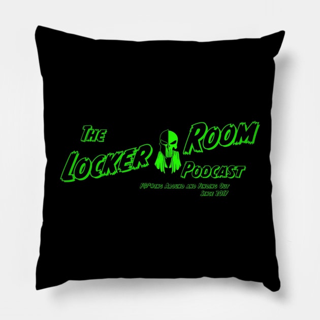 Locker Room Podcast Horror Shirt Pillow by WarStories