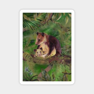 Tree Kangaroo Magnet