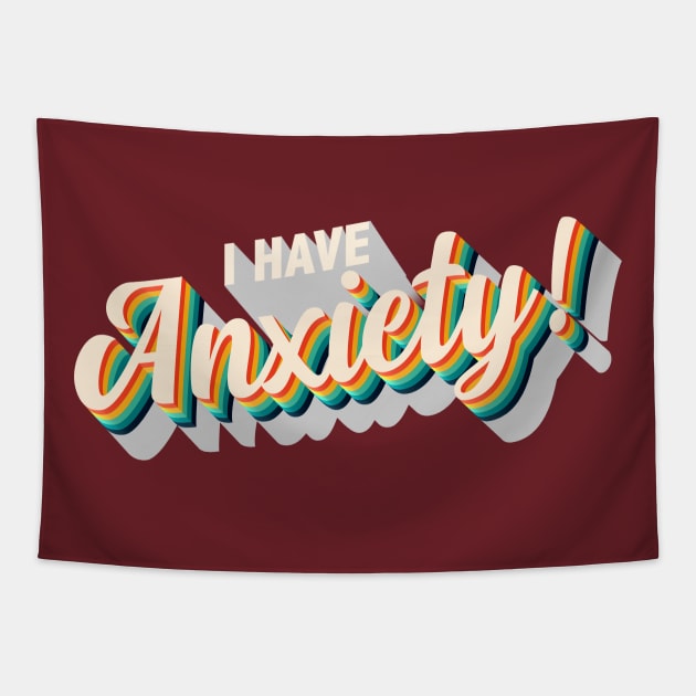 I have anxiety! Tapestry by creativespero