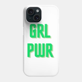 GRL PWR - Green Phone Case