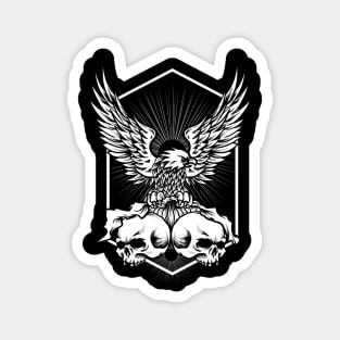 Eagle and Skull Magnet