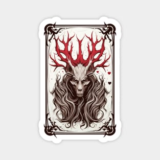 Horror Card Wendigo Magnet